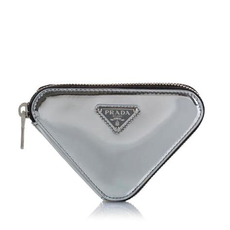 prada heart bag|Prada brushed leather mini pouch.